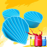 Reusable Paint Pour Cup with Dividers Lightweight Acrylic Split Cup