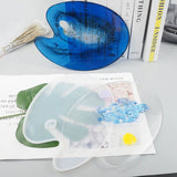 Oval Art Palette Resin Casting Mold 10 x 8 Inches