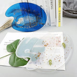 Oval Art Palette Resin Casting Mold 10 x 8 Inches