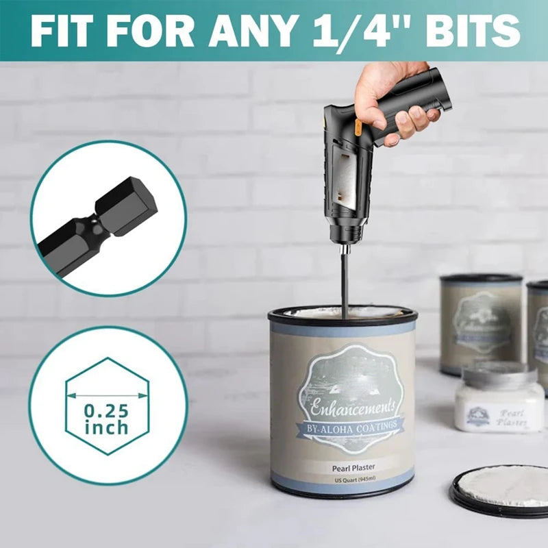 Epoxy Mixer Drill Attachment, Silicone Mixing Paint Stirrer