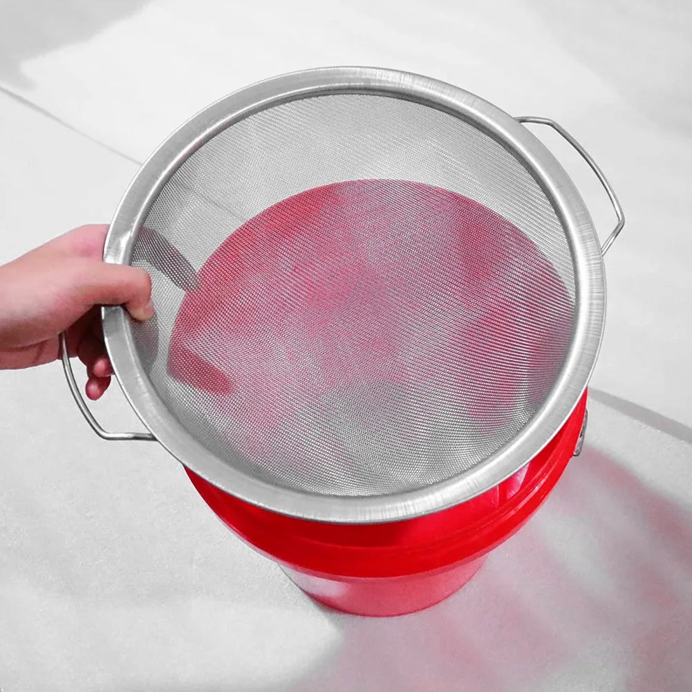 Stainless Steel Paint Strainer Mesh Funnel Filter 11.4Inch