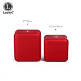 Painted Crown LED Light Jewelry Box Couple Proposal Ring Box