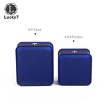 Painted Crown LED Light Jewelry Box Couple Proposal Ring Box