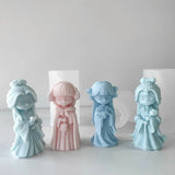 Handmade Painted Dolls Resin Molds for DIY Making
