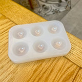 Round Painting Palette Silicone Resin Mold Epoxy Casting Artist Mixing Tray
