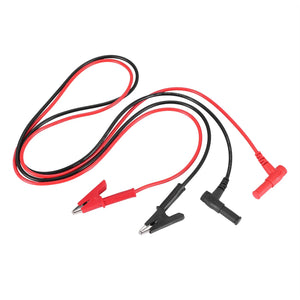 1M Banana Plug to Clip Test Lead - Heavy Duty Lab Test Cable