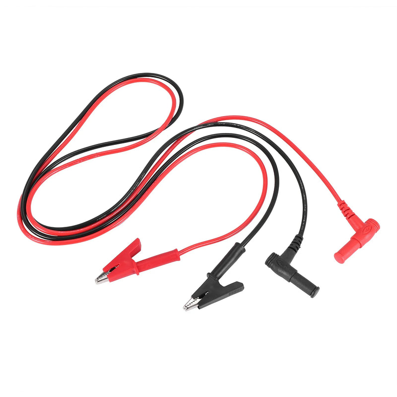 1M Banana Plug to Clip Test Lead - Heavy Duty Lab Test Cable
