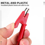 1M Banana Plug to Clip Test Lead - Heavy Duty Lab Test Cable