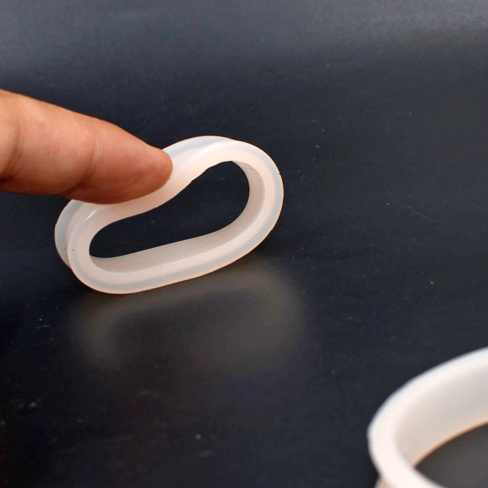 Large Skin Flexible Silicone Double Flared Ear Tunnel Plug