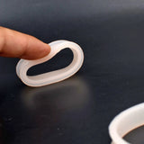 Large Skin Flexible Silicone Double Flared Ear Tunnel Plug