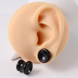 Pair Stone Ear Gauges Double Flare Organic Natural Stone Ear Plugs