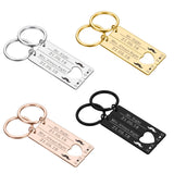 Paired Keychains Couples Gift Anniversary Letter Keychain Valentine Gift