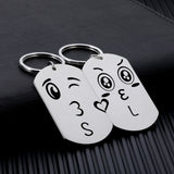 Initial Name Match Keychain Set for Couples Wedding Love Girlfriend Boyfriends
