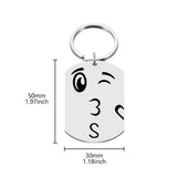 Initial Name Match Keychain Set for Couples Wedding Love Girlfriend Boyfriends