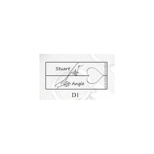 Personalized Couple Keychains Stainless Steel Anniversary Gift