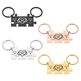 Engraved House Keyring Personalized Keychain Couple Valentine Gift