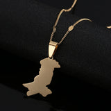 Pakistan Map & Flag Pendant Necklaces - Pakistani Ethnic Jewelry