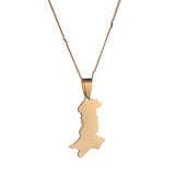 Pakistan Map & Flag Pendant Necklaces - Pakistani Ethnic Jewelry