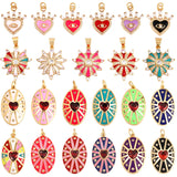 Palace Heart Enamel Charm Neon Pink... Plated Colour Necklace Bracelet Pendant