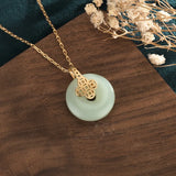 Hotan Jade Necklace Pendant Necklace for Women Jewelry