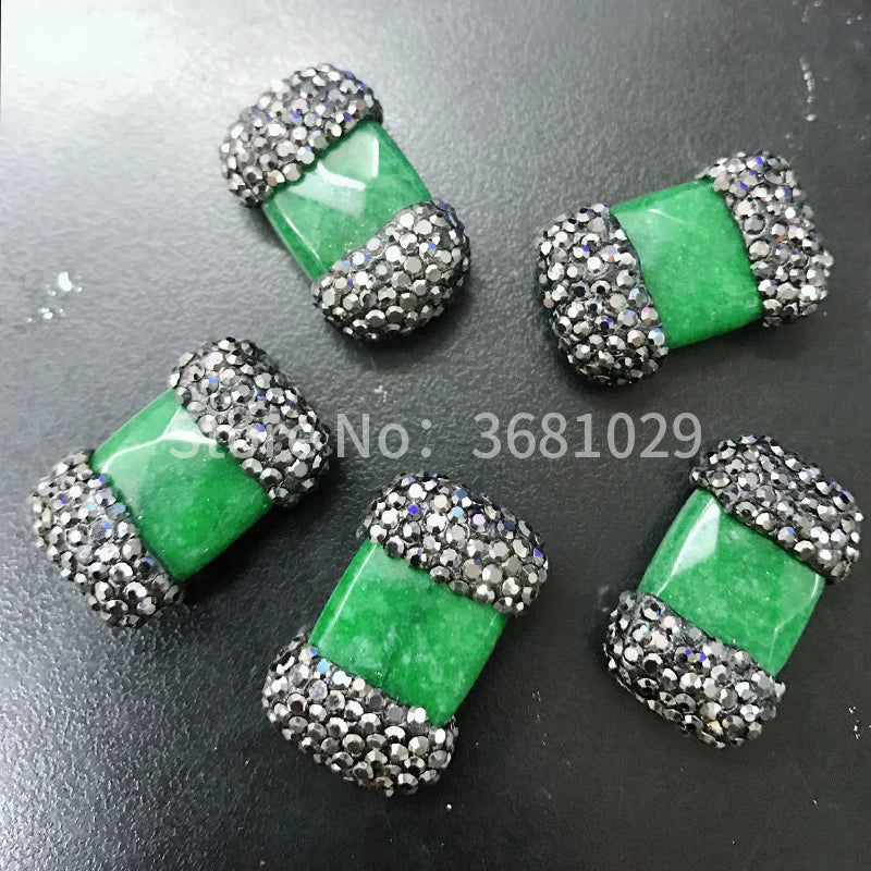 Palace Antique Green Dyeing Ornaments DIY Trinkets
