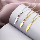 Palestinians Ethnic Map Pendant Necklace