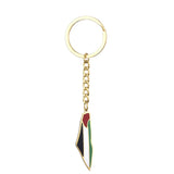Map & Flag Pendants Jewelry Set