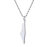Arabic Map Pendant Necklace For Men Women African Amulet Jewelry