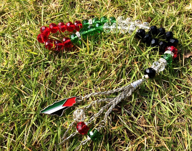 Palestinian Flag Prayer Beads Rosary Masbaha Bracelet