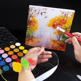 Silicone Resin Mold Paint Tray Epoxy Mould for DIY Art Craft