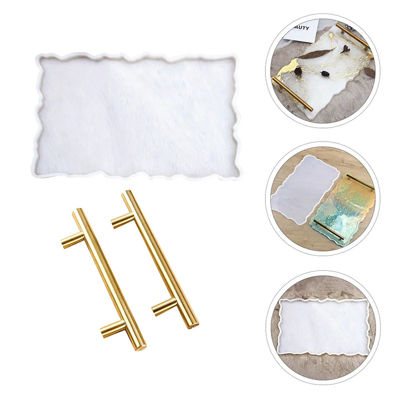 DIY Silicone Tray Mold Kit with Resin for Pallet Making