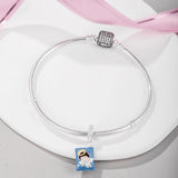 Pamela 925 Sterling Silver Shrimp Strip Amulet Snack Beads DIY Pendant Bracelet