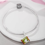 Pamela 925 Sterling Silver Shrimp Strip Amulet Snack Beads DIY Pendant Bracelet