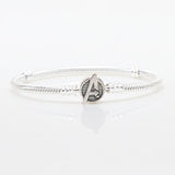 S925 Sterling Silver Pan Bracelet with Alliance Logo