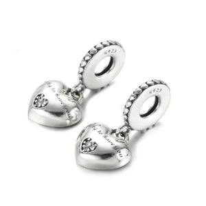 Pan Daughter & Mother in Law Split Dangle Charm Beads