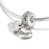 Pan Daughter & Mother in Law Split Dangle Charm Beads