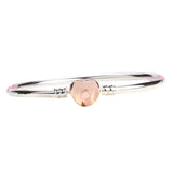 S925 Silver Heart Rose Clasp Bracelet