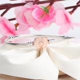 S925 Silver Heart Rose Clasp Bracelet