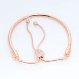 Pan Home S925 Silver Snake Bone Chain Bracelet
