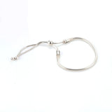 Pan Home S925 Silver Snake Bone Chain Bracelet