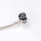 S925 Silver Snake Bone Bracelet with Pan Home Logo