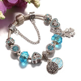 DIY Beaded Bracelet Transfer Bead Glass Love Clover Bracelet