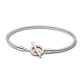 S925Pave Inlaid Classic Bracelet Snake Bone Bracelet Two Bracelet
