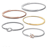 S925Pave Inlaid Classic Bracelet Snake Bone Bracelet Two Bracelet