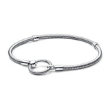 S925Pave Inlaid Classic Bracelet Snake Bone Bracelet Two Bracelet