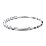 S925Pave Inlaid Classic Bracelet Snake Bone Bracelet Two Bracelet