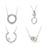 925 Silver Small Fresh Clavicle Chain Necklace Retro Personality
