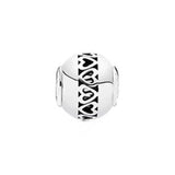 S925 Sterling Silver Bracelet with Cat's Eye Charm