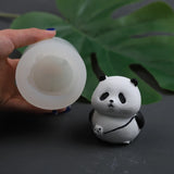 Panda Cake Decoration Silicone Mold 3D Backpack Bear Fondant Mold