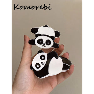 Panda Hair Claws Acetic Acid Shark Clip Jewelry